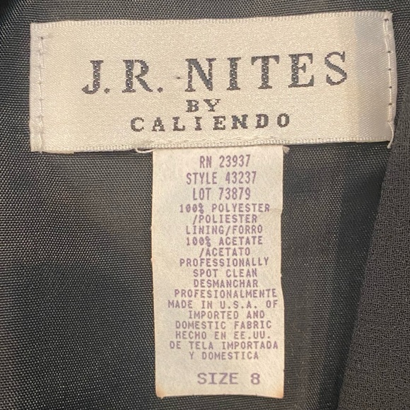 Vintage 1980s Elegant Gothic Black Beaded Women's Top Sheer Bell Sleeves, Size M - Picture 5 of 10